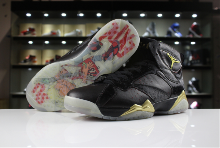 Air Jordan 7 Doernbecher Black Gold